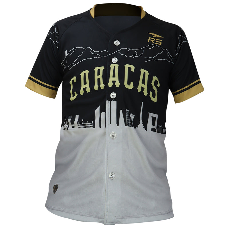 REPLICA CAMISA DE JUEGO JUVENIL CAMPEONES LEONES DEL CARACAS