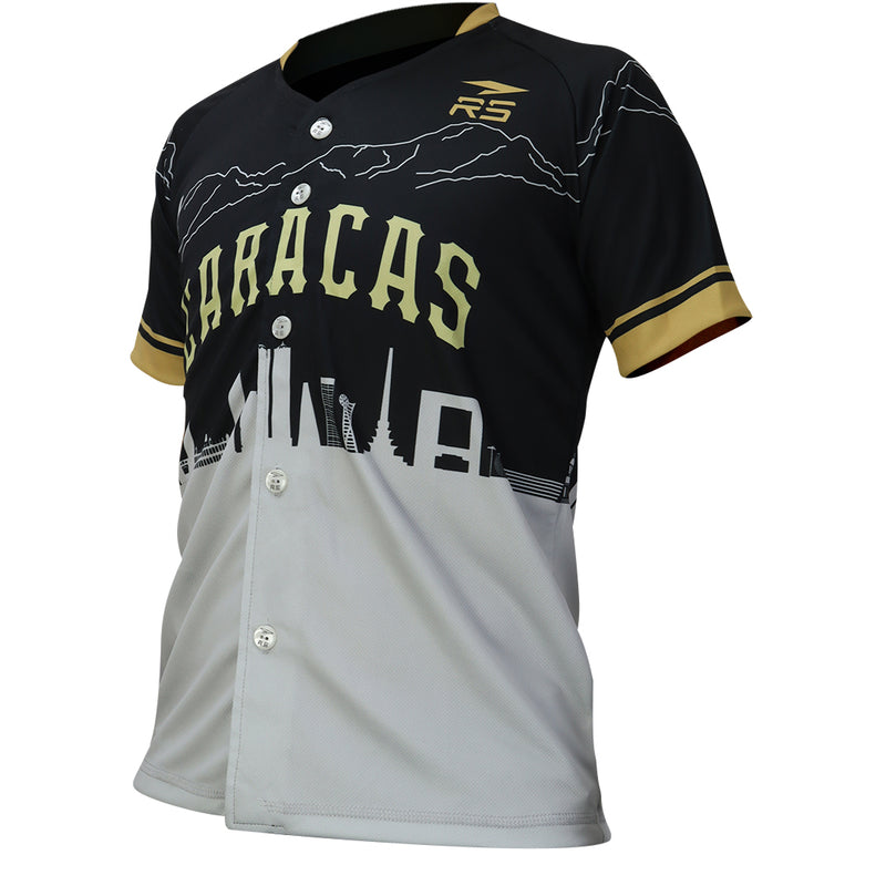 REPLICA CAMISA DE JUEGO JUVENIL CAMPEONES LEONES DEL CARACAS