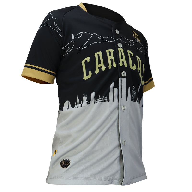 REPLICA CAMISA DE JUEGO JUVENIL CAMPEONES LEONES DEL CARACAS