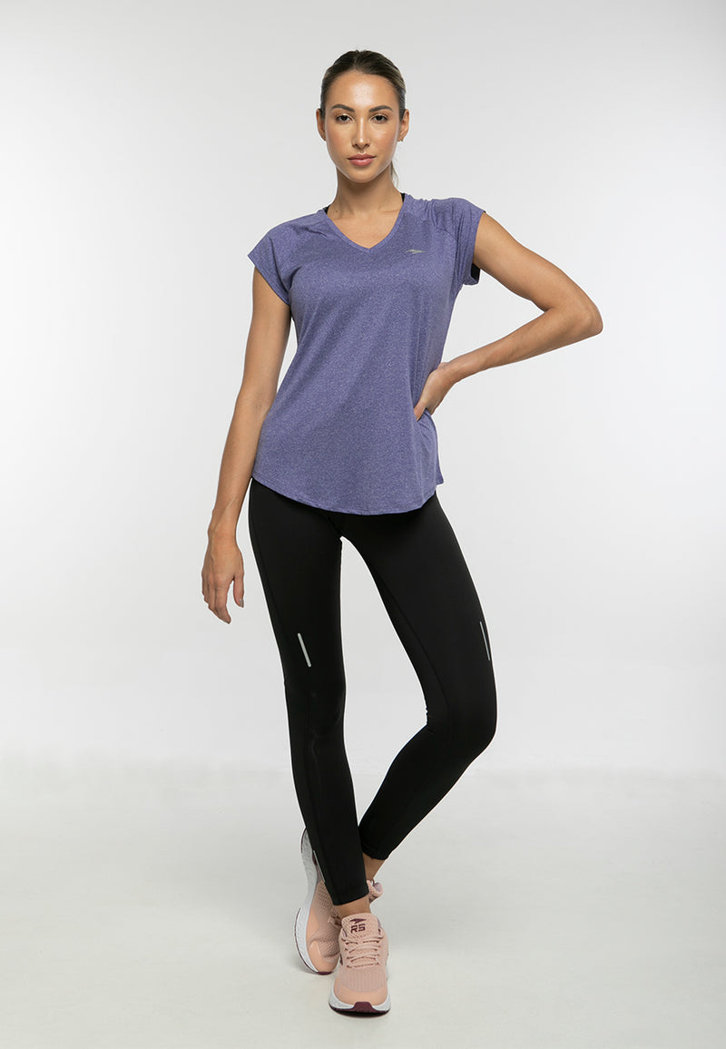 T-SHIRT BASIC CUELLO V DAMA