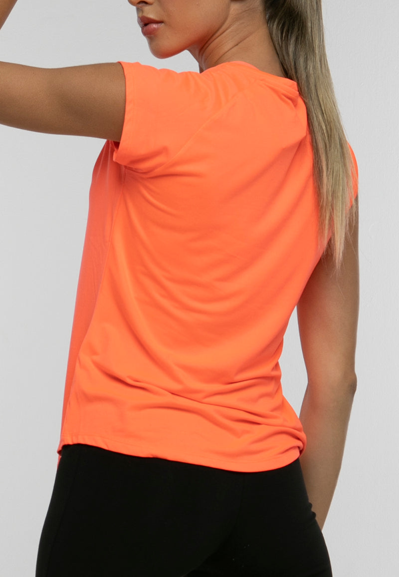 T-SHIRT BASIC CUELLO V DAMA