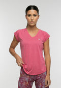 T-SHIRT BASIC CUELLO V DAMA