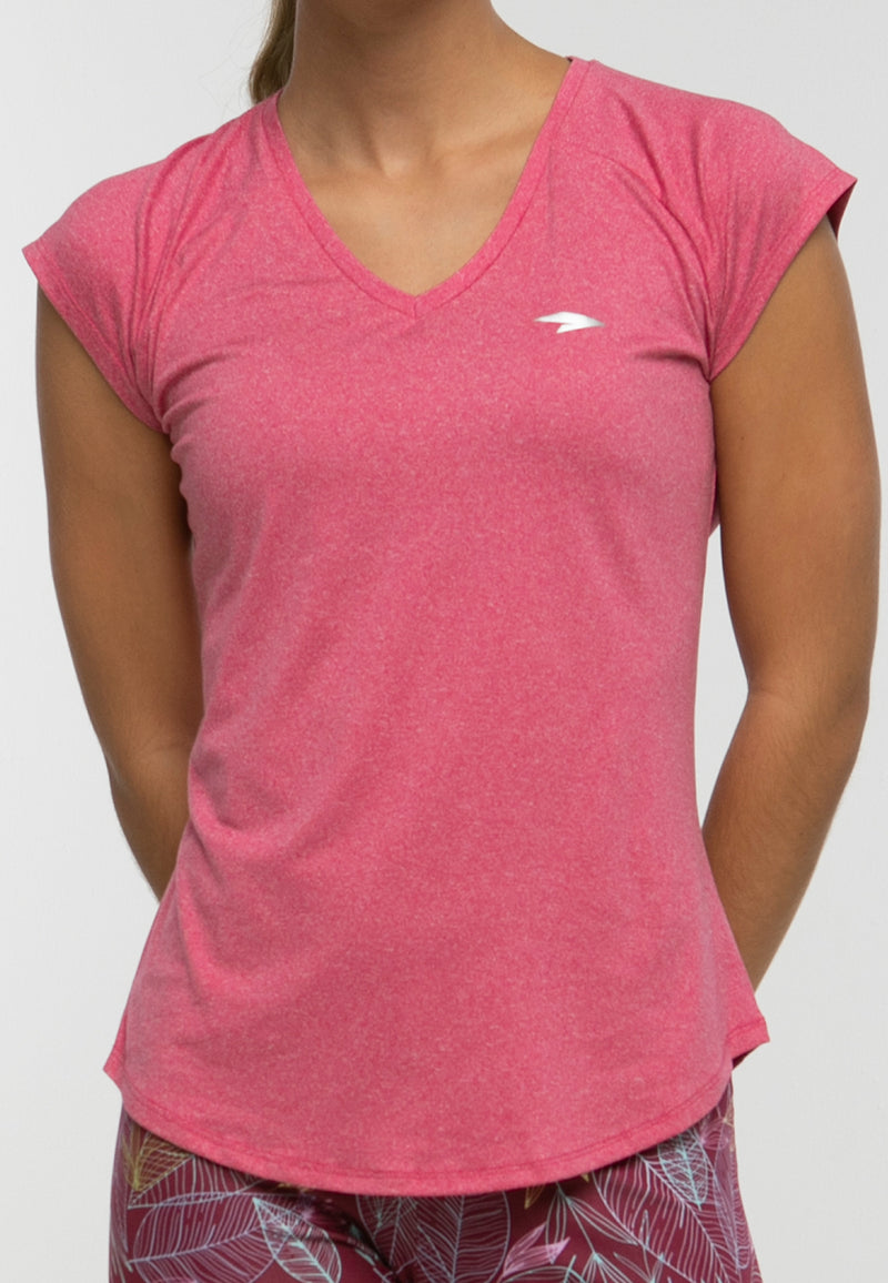 T-SHIRT BASIC CUELLO V DAMA