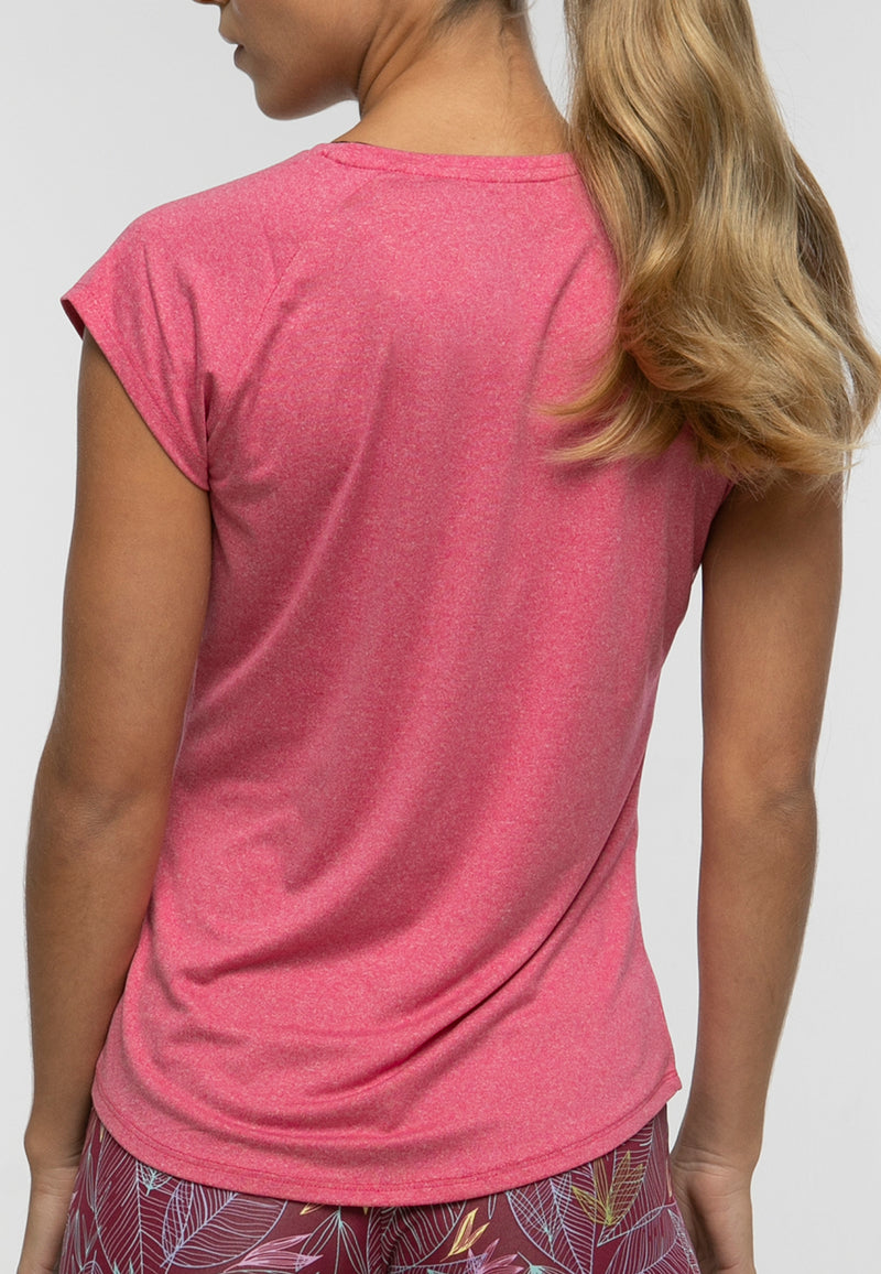 T-SHIRT BASIC CUELLO V DAMA